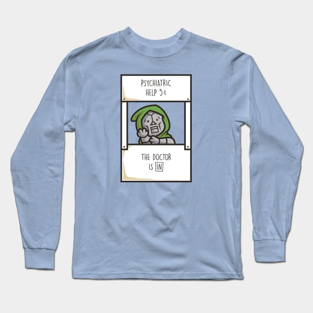 The Doctor is In! Collaboration with Krisren28 Long Sleeve T-Shirt by goliath72